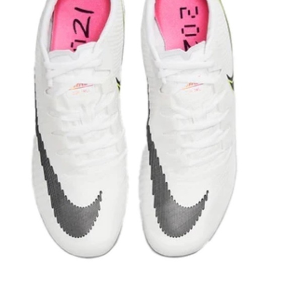 Nike Zoom Ja Fly 3 Track Cleats White Pink DM2338-100 Men’s Size 11.5 - Picture 9 of 10